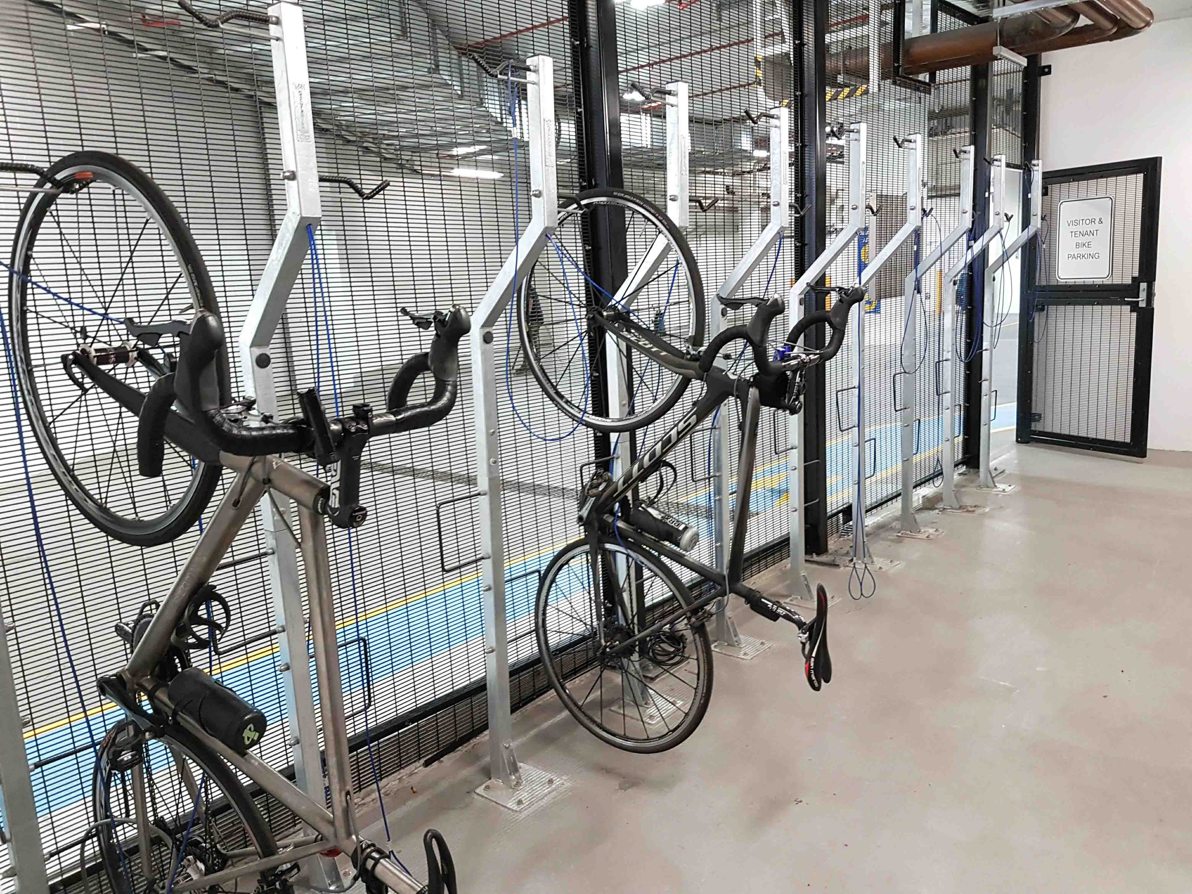 Hanging Bike Rack Vertical